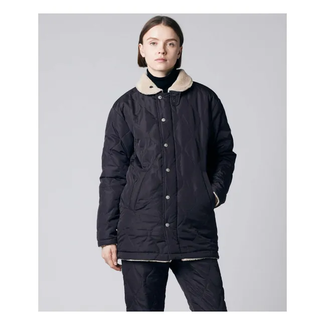 Chaqueta militar reversible N-1  | Chocolate