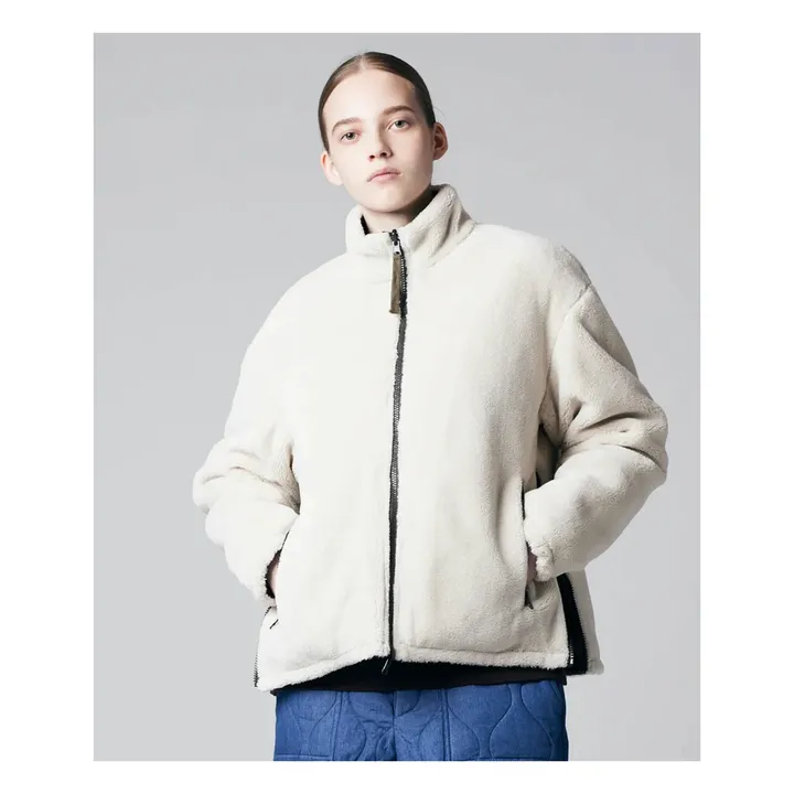 Veste Militaire Réversible Col Montant | Olive- Image produit n°5