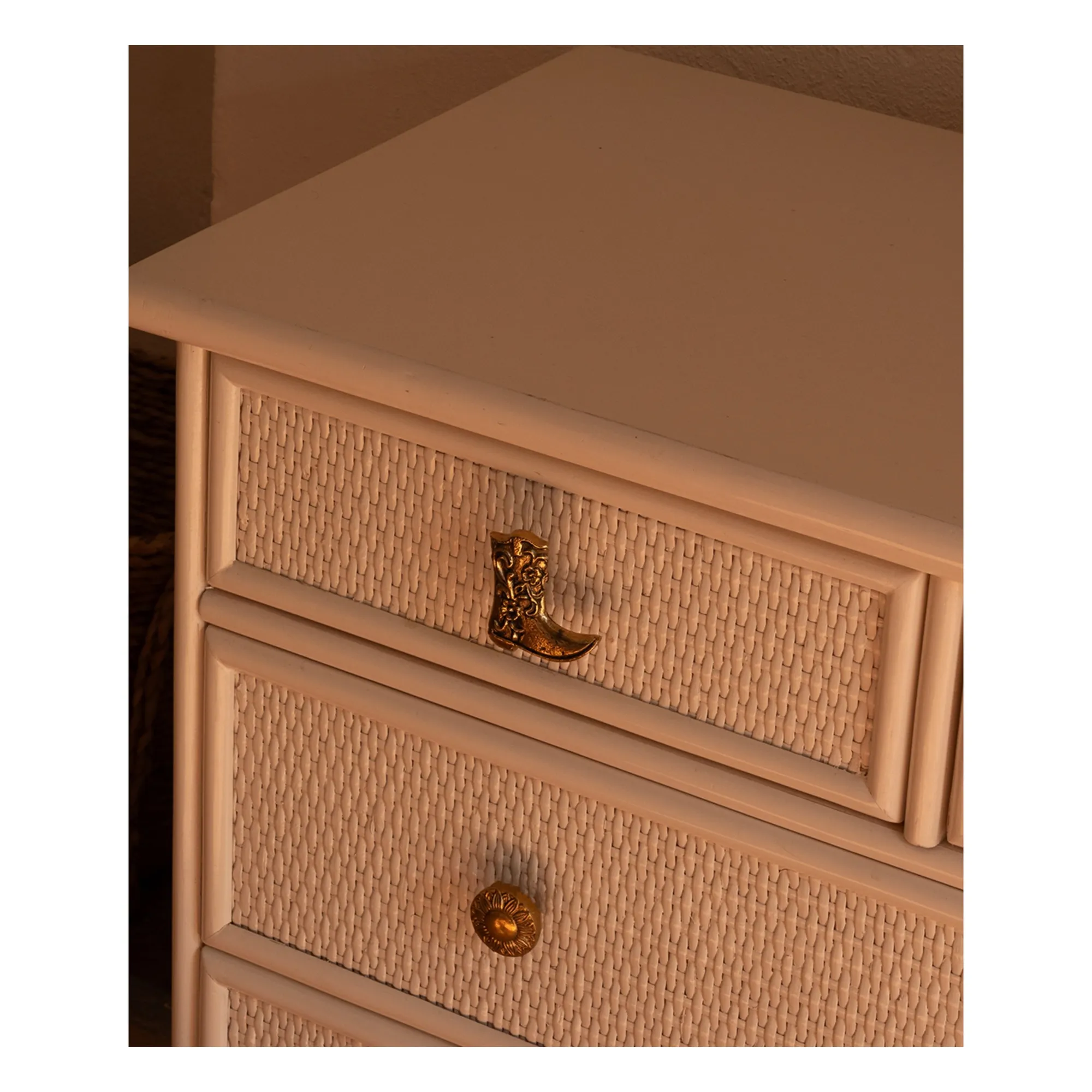 Poignée de porte en laiton Dallas | Doré- Image produit n°1