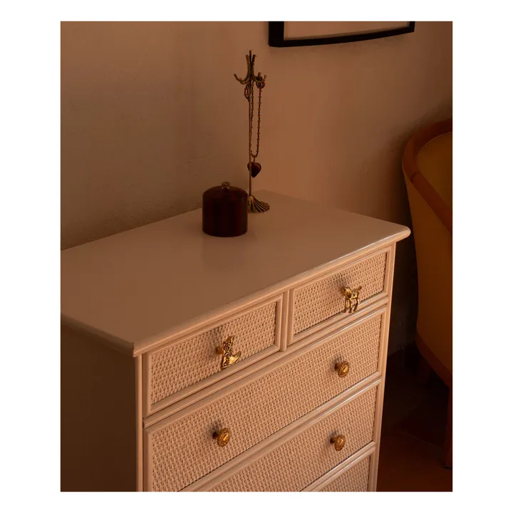 Dallas brass door handle | Gold- Product image n°2