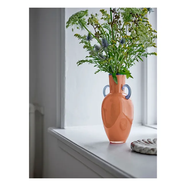 Vase Anniversary aus Glas | Orange