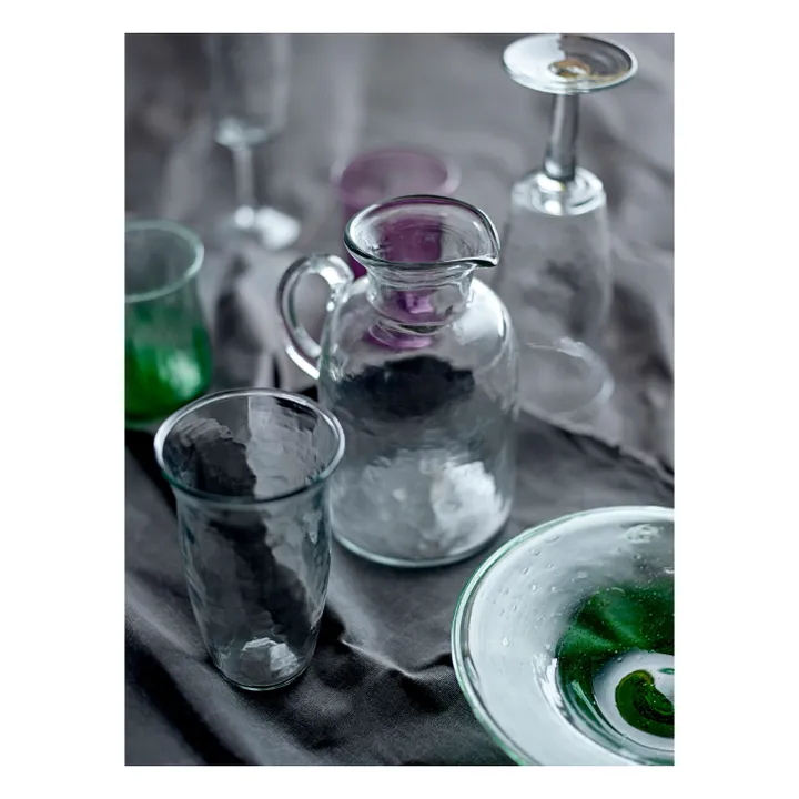 Carafe Asha en verre recyclé | Transparent- Image produit n°5