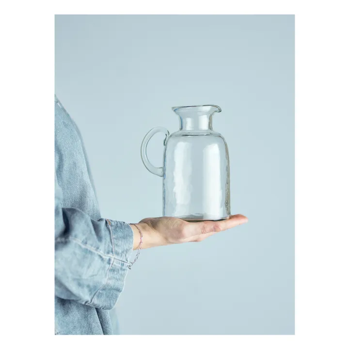 Carafe Asha en verre recyclé | Transparent- Image produit n°7