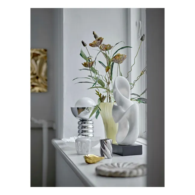 Averie Vase aus Glas | Gelb