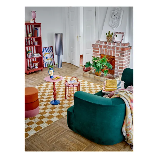 Miroir mural Badia en pin | Rose