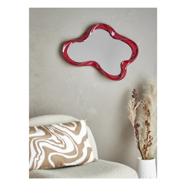 Violeta wall mirror | Cherry red