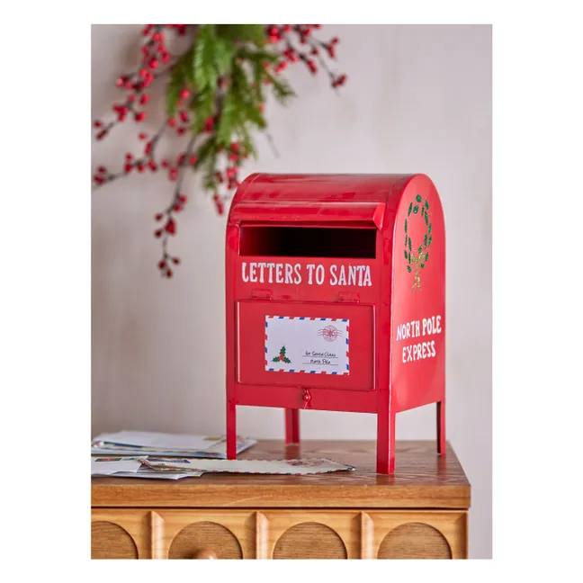 Dekorativer Briefkasten Carlo | Rot