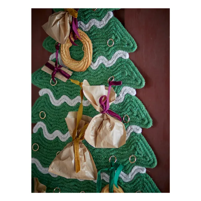 Douglas cotton advent calendar | Green