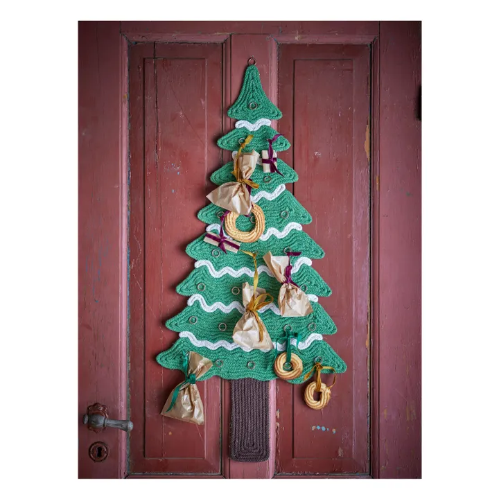 Calendrier de l'avent Douglas en coton | Vert- Image produit n°2