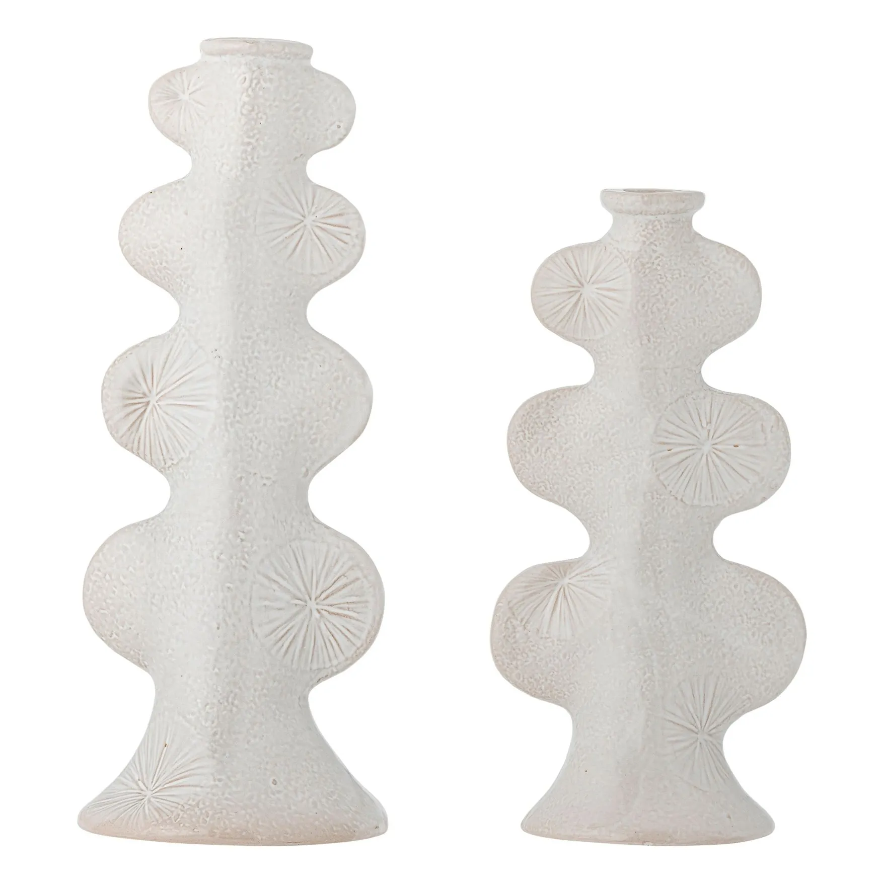 Bloomingville - Bougeoirs Cason en grès - Set de 2 (Bloomingville) - Couverture