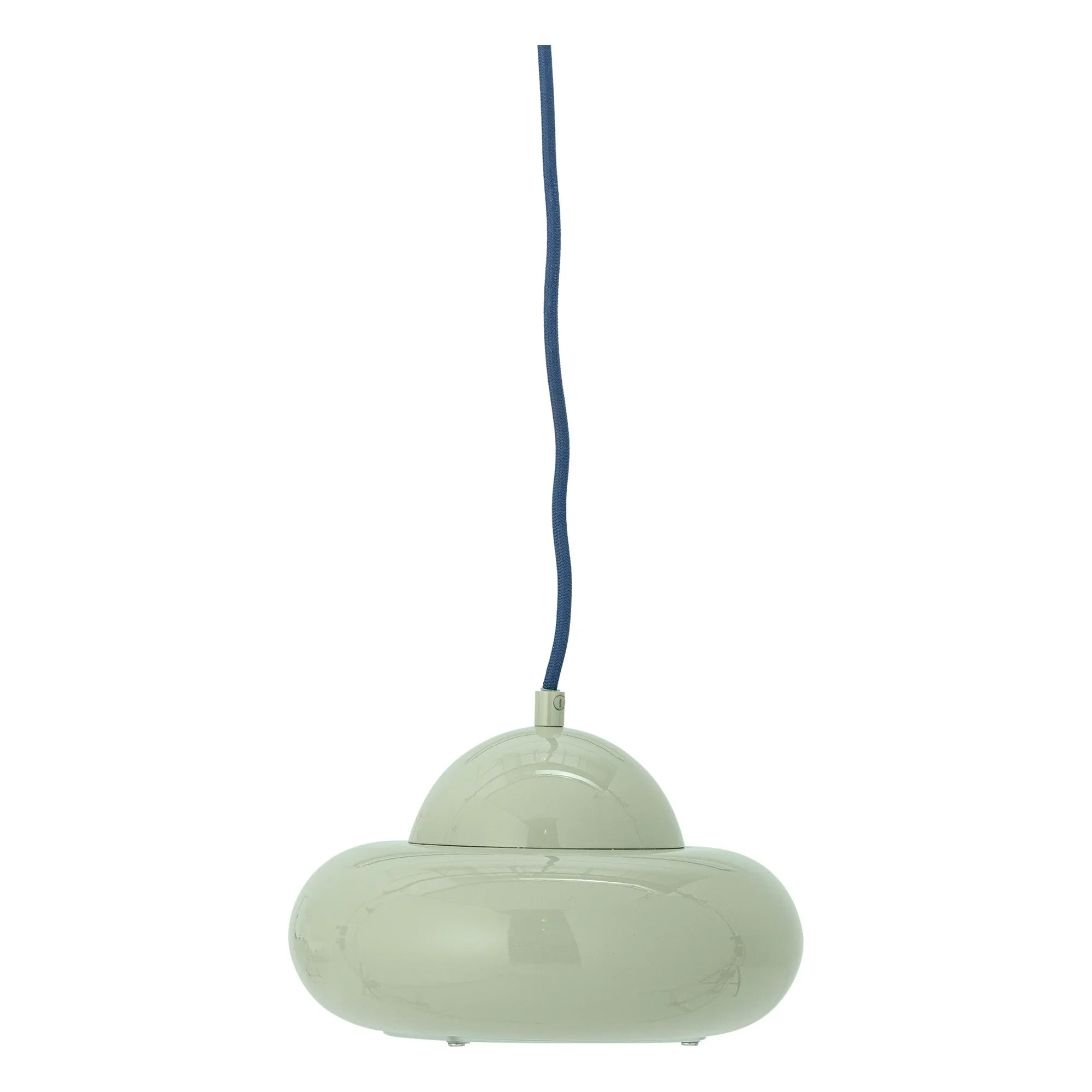 Bloomingville Almond Green Bubble Hanging Lamp In Metal
