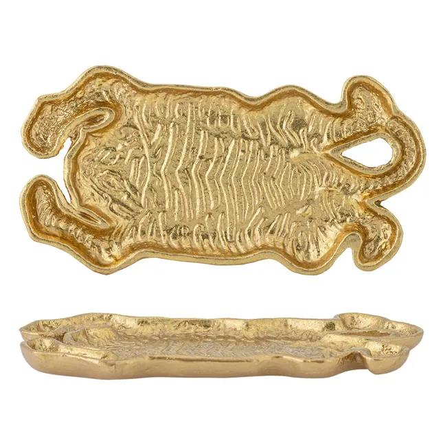 Lester tray in wrought iron | Or