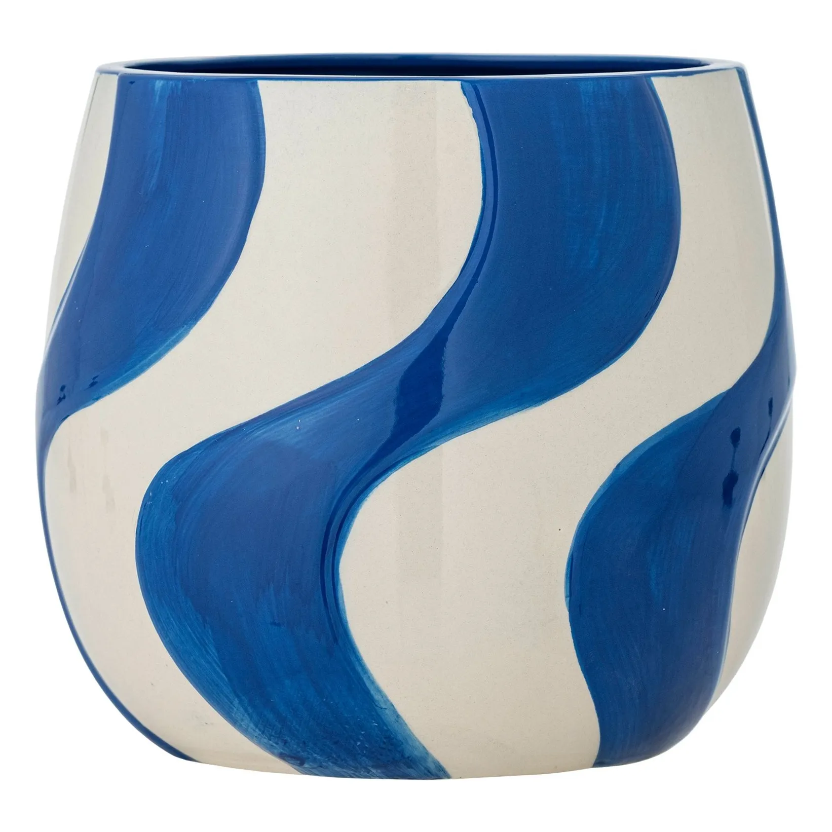 Bloomingville Blue Romy Stoneware Flowerpot