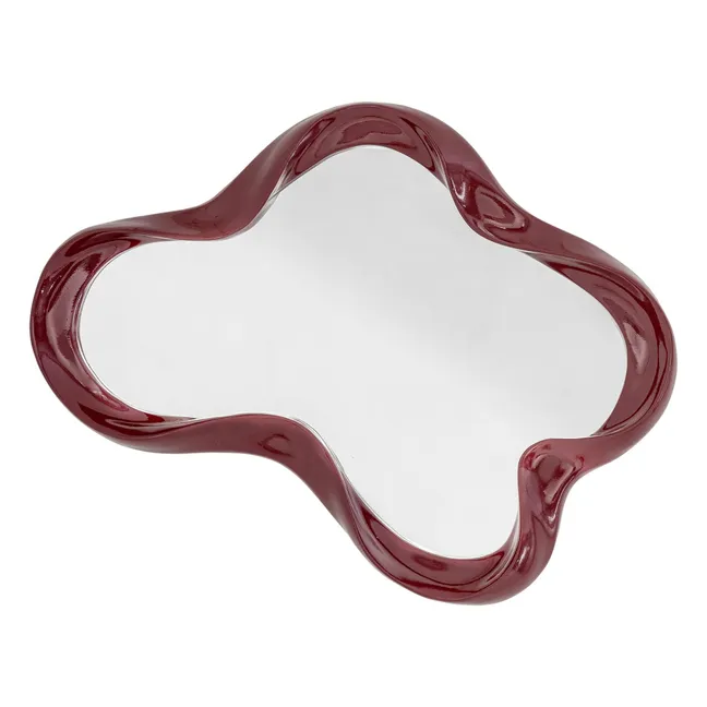 Violeta wall mirror | Cherry red