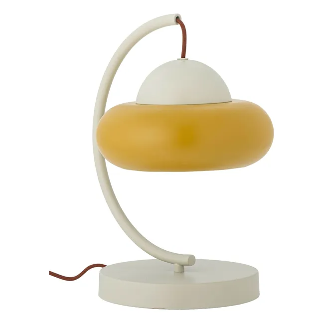 Tischlampe Bubble aus Metall | Mandelgrün