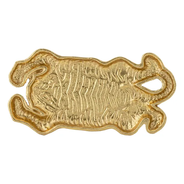 Lester tray in wrought iron | Or