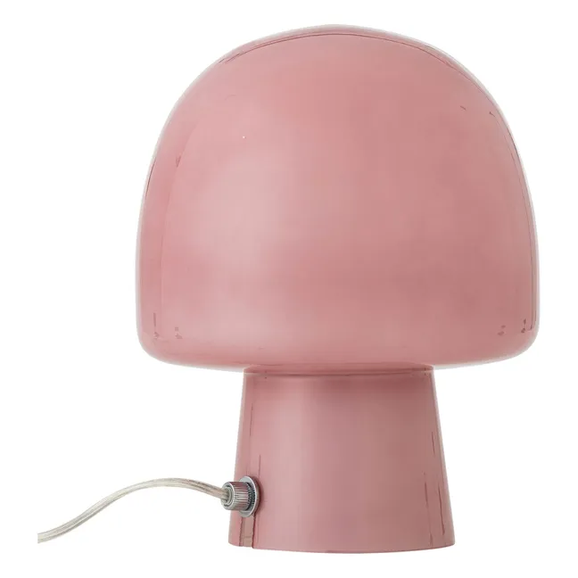 Tischlampe Paddy aus Glas | Rosa