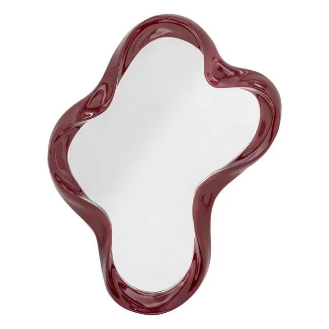 Miroir mural Violeta | Rouge cerise