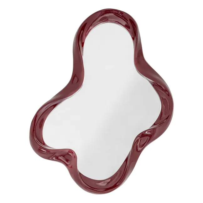 Miroir mural Violeta | Rouge cerise