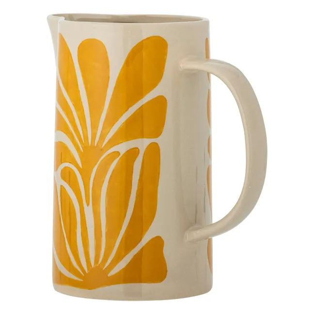 Carafe Fauni en grès | Jaune