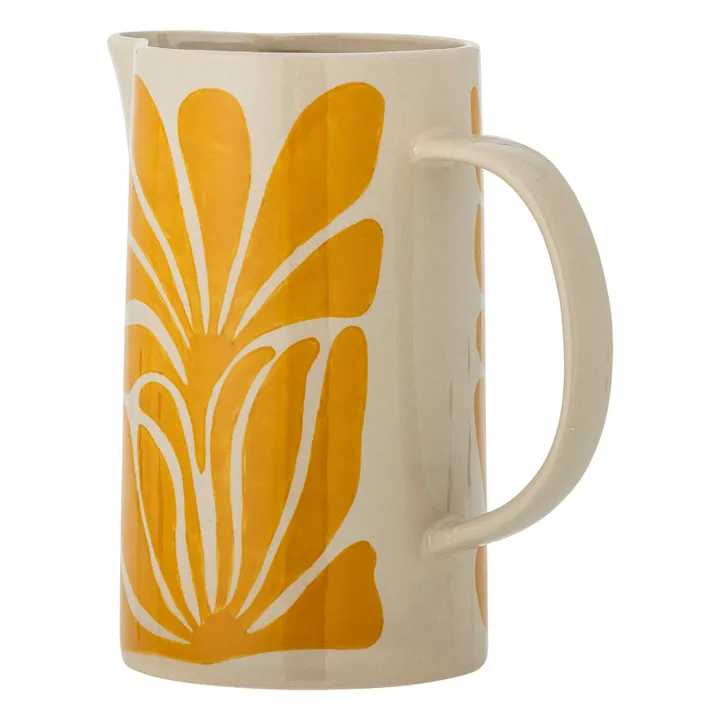 Fauni stoneware decanter | Yellow- Product image n°4