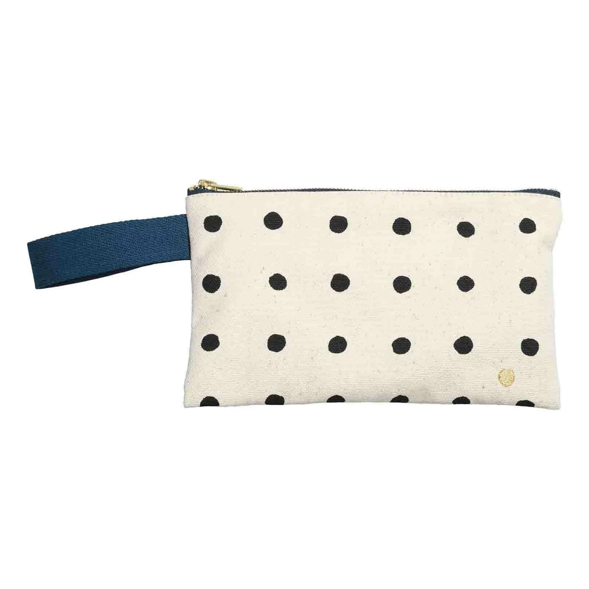 La Cerise Sur Le Gâteau Ecru Mio Organic Cotton Clutch Bag With Handle