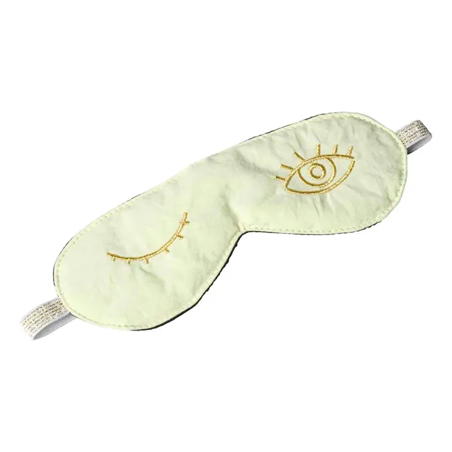 Eyes organic cotton night mask | Vanilla