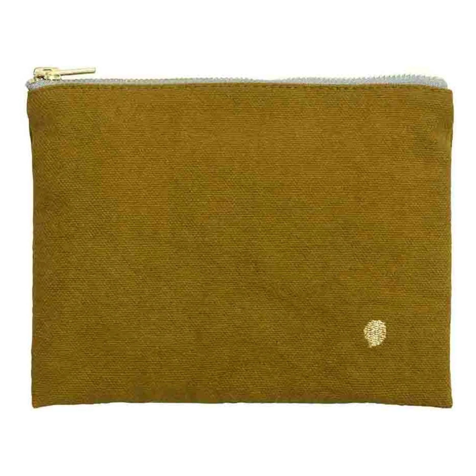 La Cerise Sur Le Gâteau Gold Iona Organic Cotton Pouch