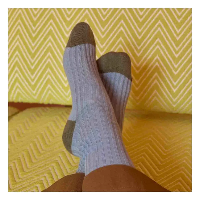 Socken Yvette | Hellblau