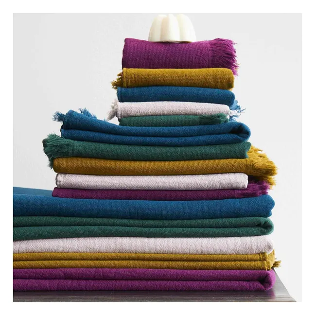 Luna organic cotton guest towels - Set of 2 | Gold
