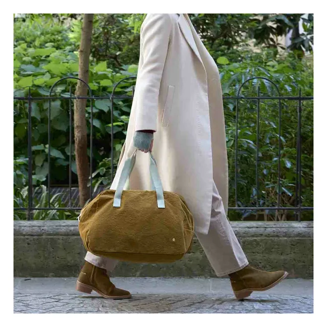 Sac week-end en coton bio Iona | Gold