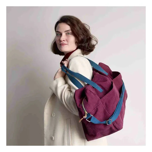 Borsa da viaggio in cotone biologico Iona | Bordeaux