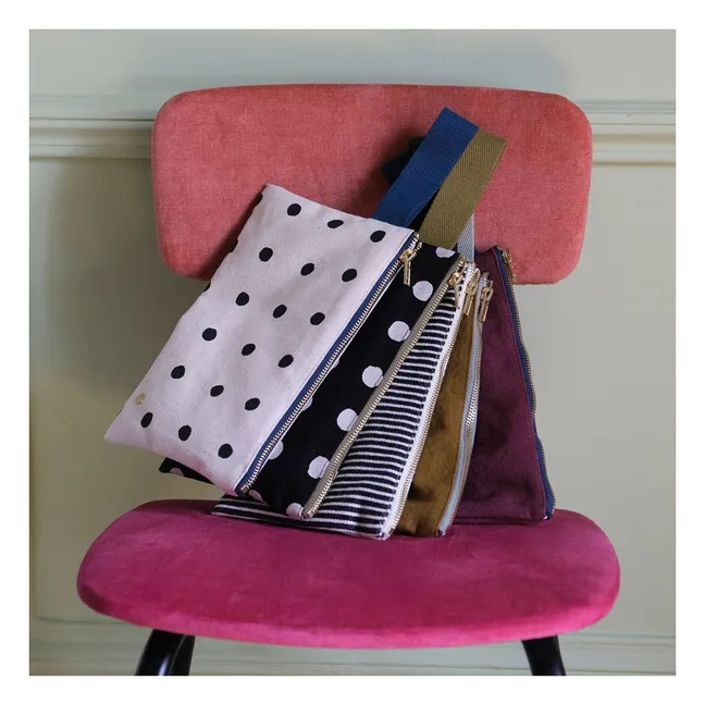 Pochette avec anse en coton bio Iona | Gold