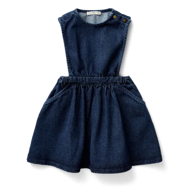 Robe Tippi Coton Bio | Bleu foncé