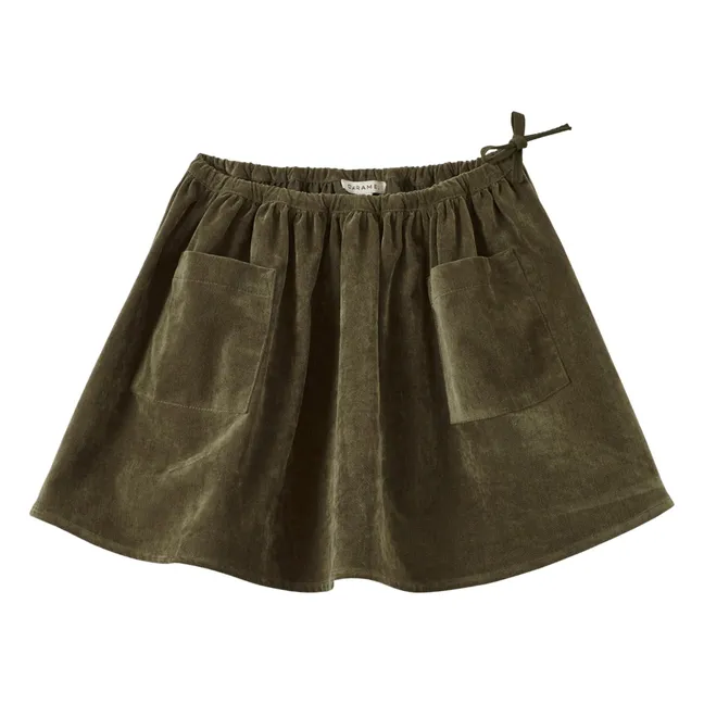 Jupe Myla | Vert kaki