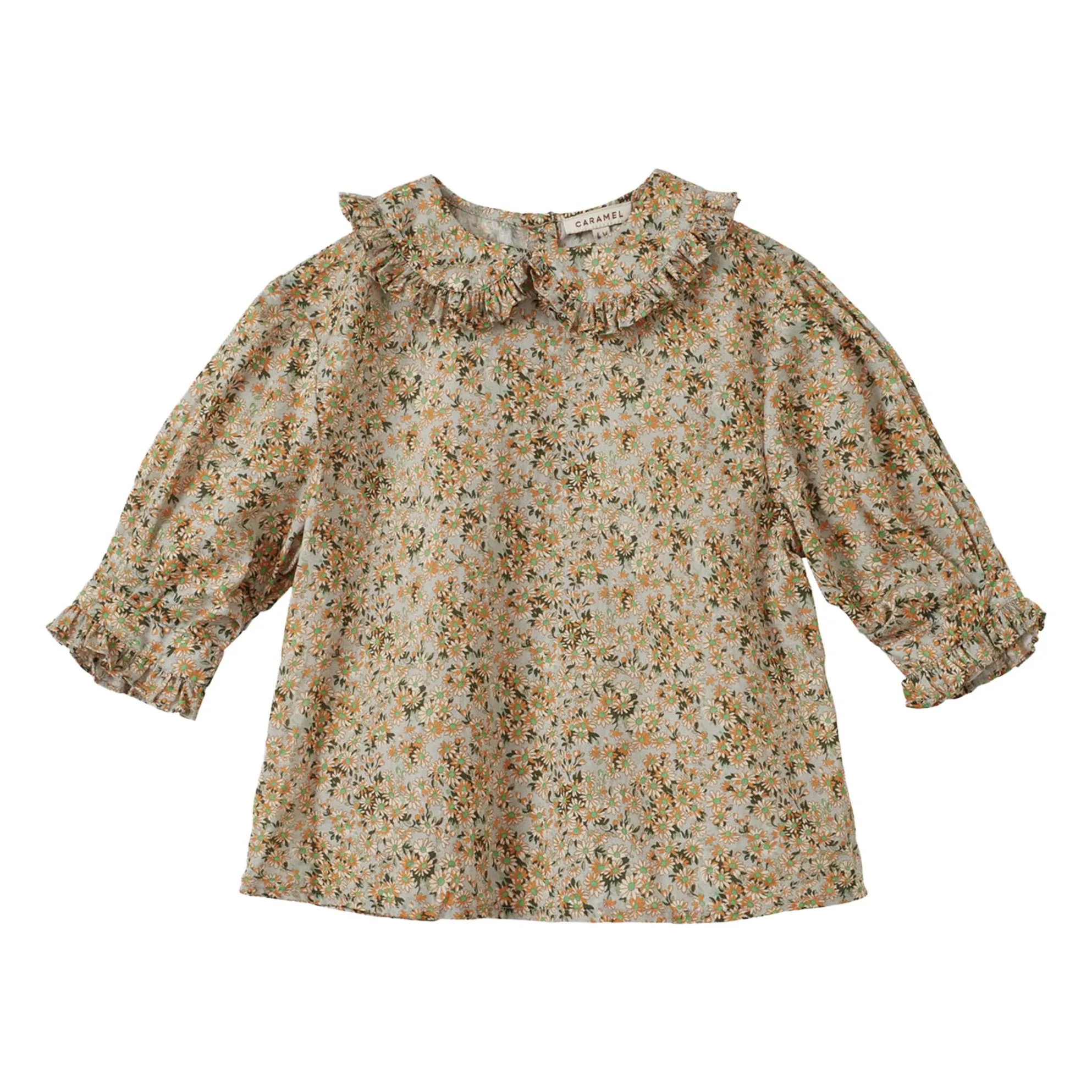 Caramel Ecru Harper Blouse