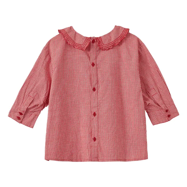 Blusa Harper Vichy | Rojo