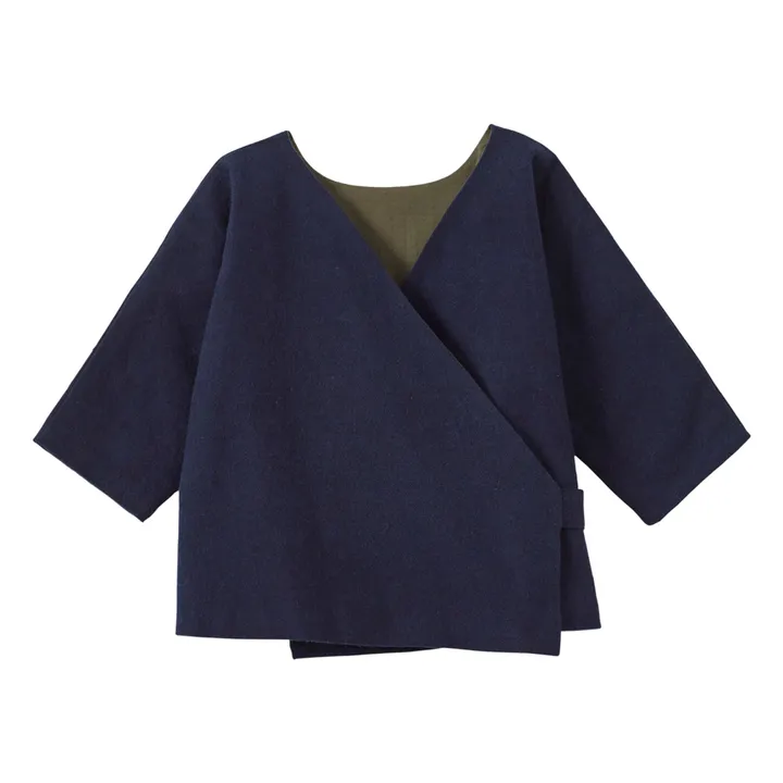 Ensemble Blouse et Pantalon Clement | Bleu marine- Image produit n°0