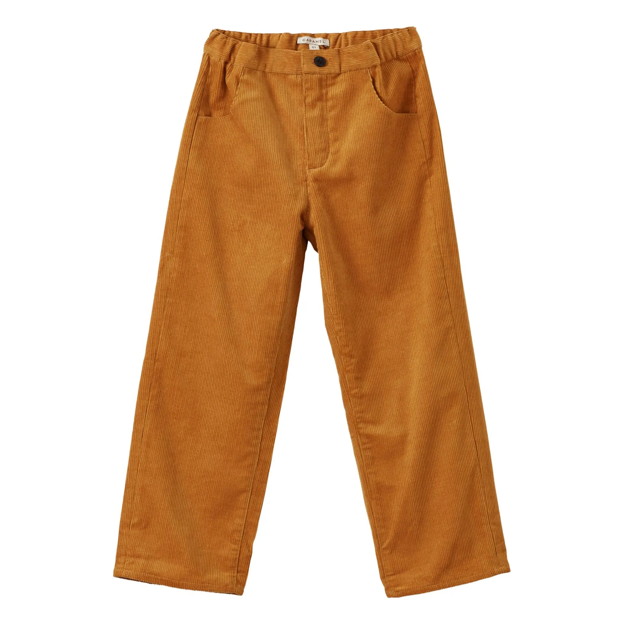Caramel Ochre Erodium Corduroy Pants
