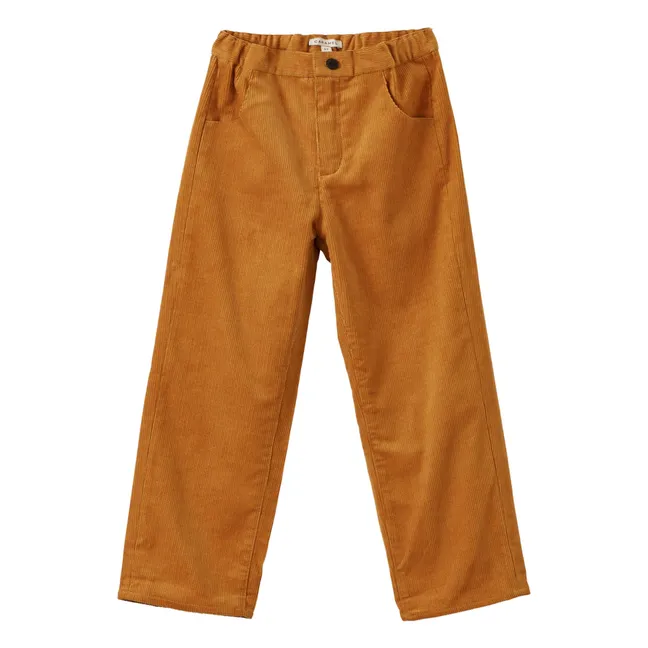 Pantalon Erodium Velours Côtelé | Ocre