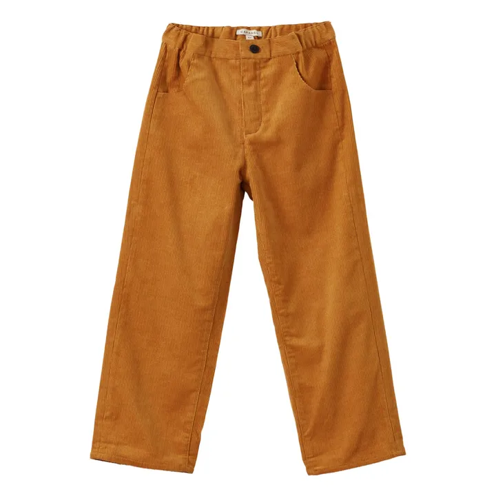 Pantalones de pana Erodium | Ocre- Imagen del producto n°0