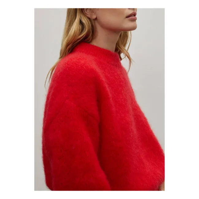 Pullover Jane Super Kid Mohair | Rot
