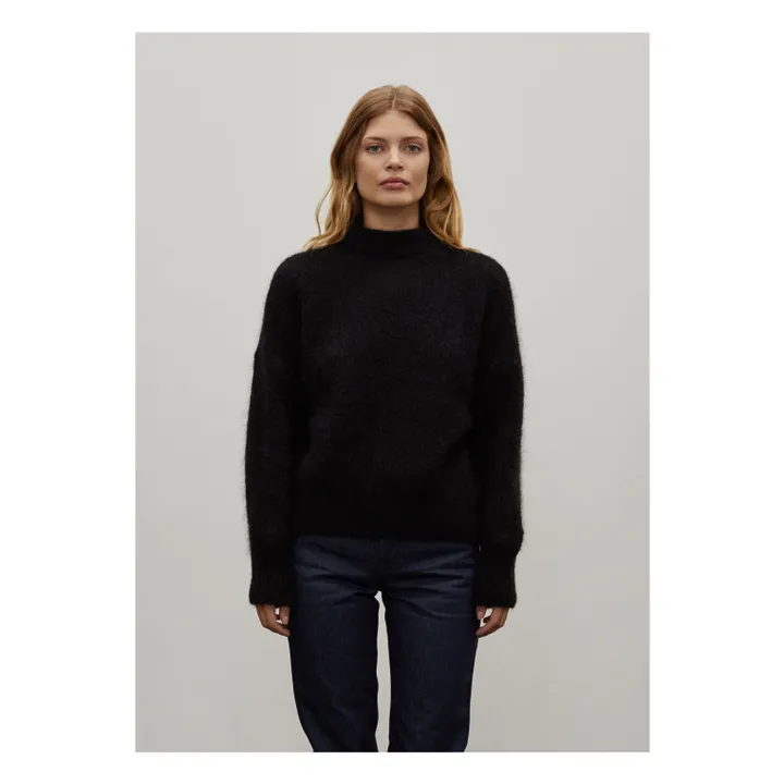 Pull Jane Super Kid Mohair | Noir- Image produit n°0