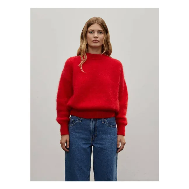 Pullover Jane Super Kid Mohair | Rot