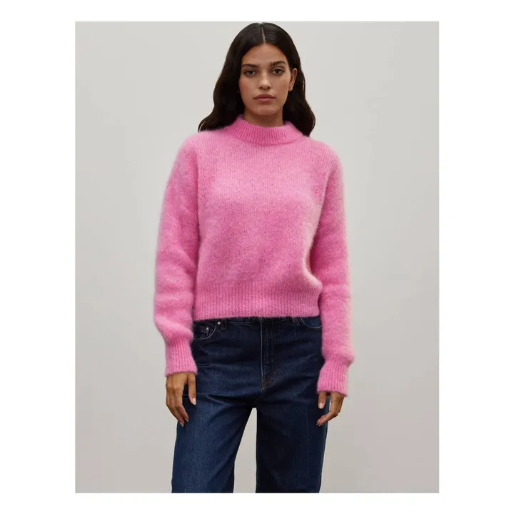 Pull Jane Super Kid Mohair | Rose- Image produit n°0