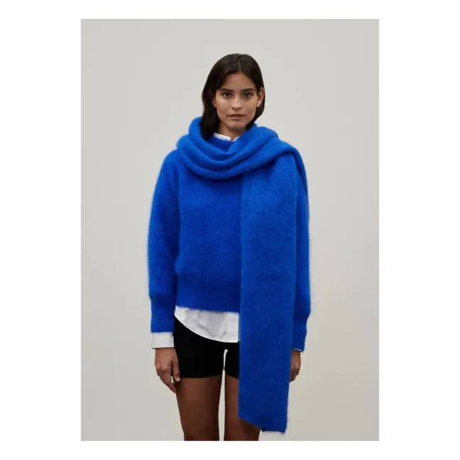 Echarpe Donna Super Kid Mohair | Bleu électrique