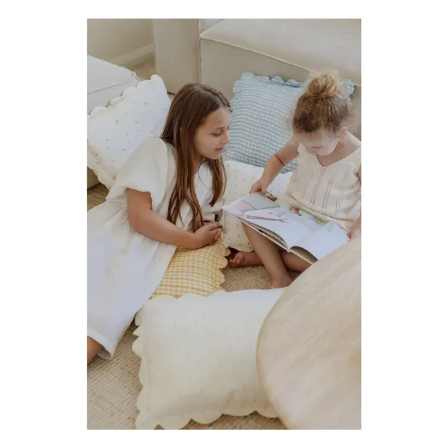 Taies d'oreiller Cottage en coton bio - Set de 2 | Bleu