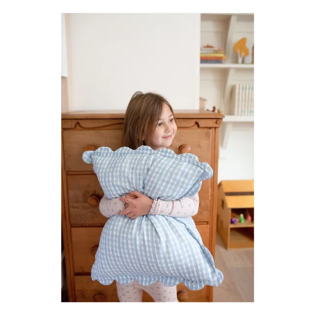 Taies d'oreiller Cottage en coton bio - Set de 2 | Bleu