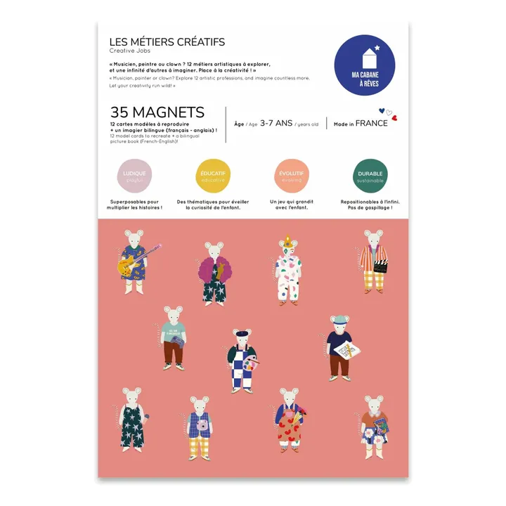 Jeu magnétique Les Métiers Créatifs- Image produit n°3