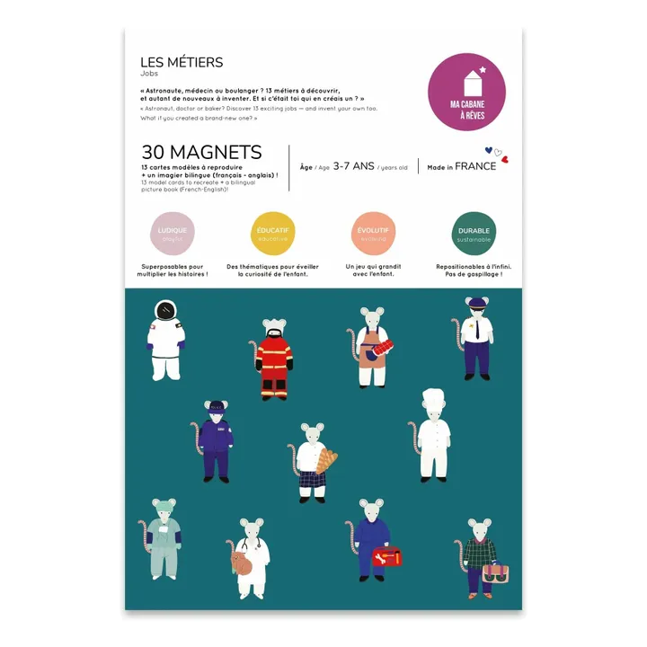 Jeu magnétique Les Métiers- Image produit n°3